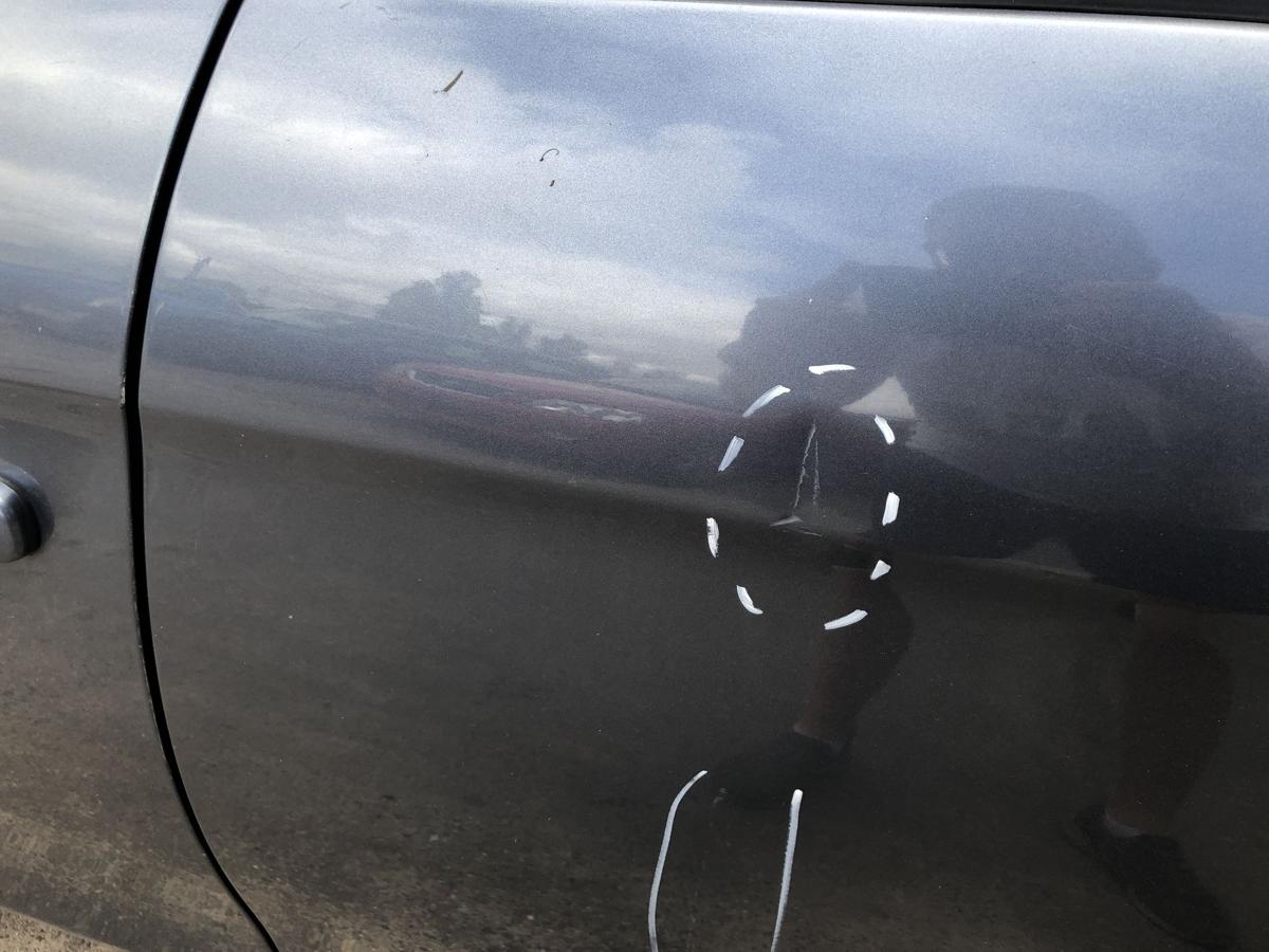Fiat Bravo 198 T&uuml;r hinten links Fondt&uuml;r im Rohbau VR890/B Blu Avio