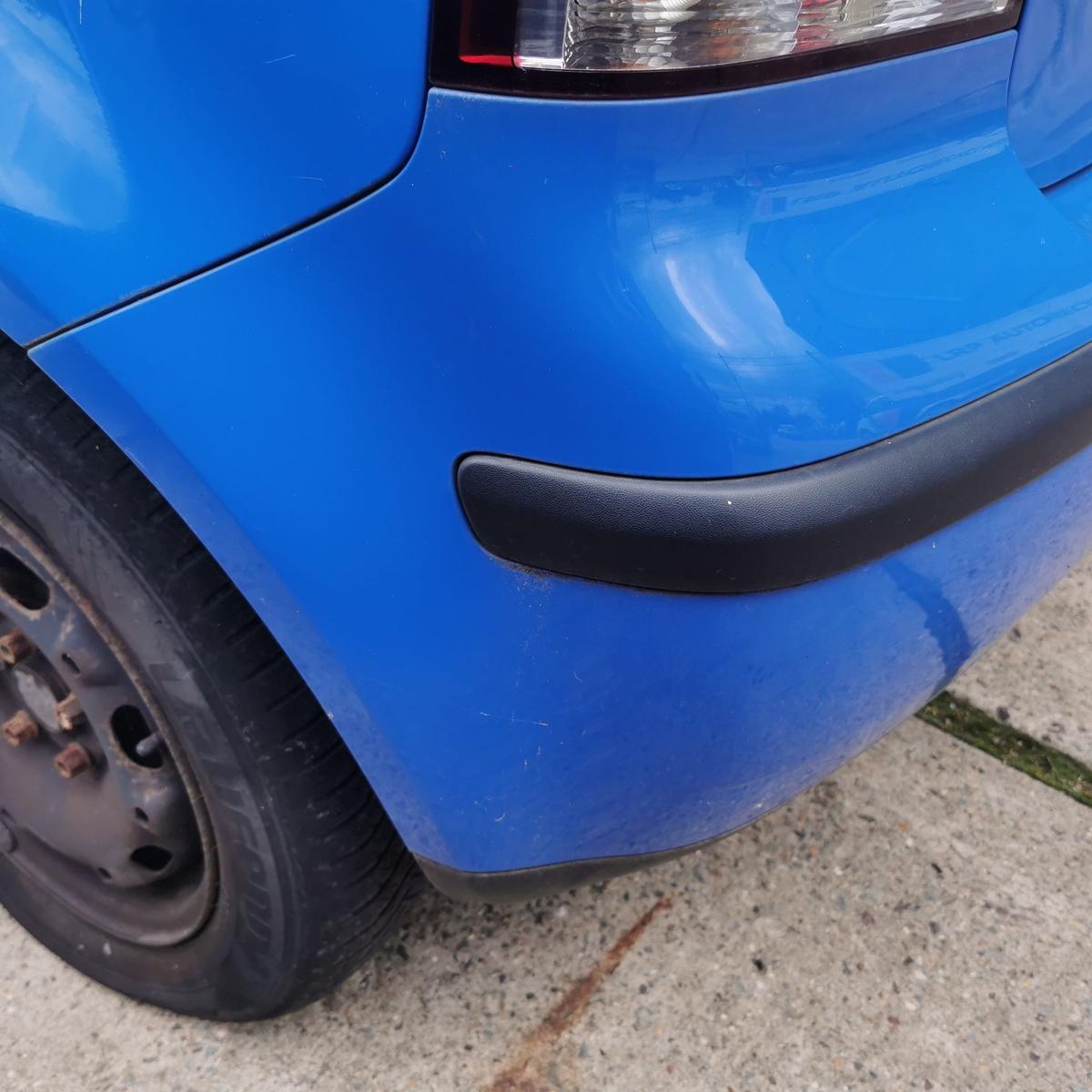 VW Polo 9N3 Stossstange Stossfänger Bumper hinten LA5F Summerblue 3 Türer