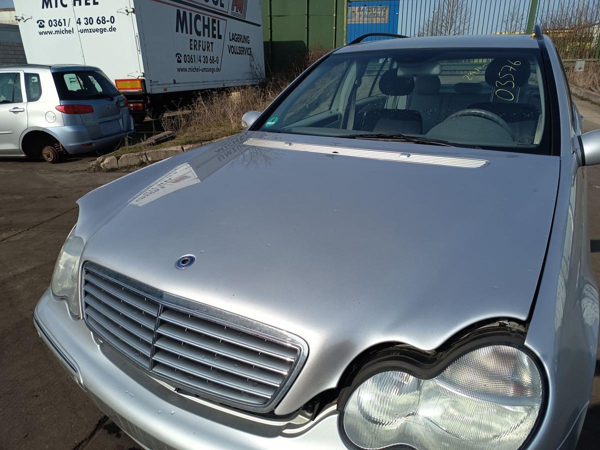 Mercedes S/W203 original Motorhaube Klappe vorn Front 744 Brillantsilber Bj 2002
