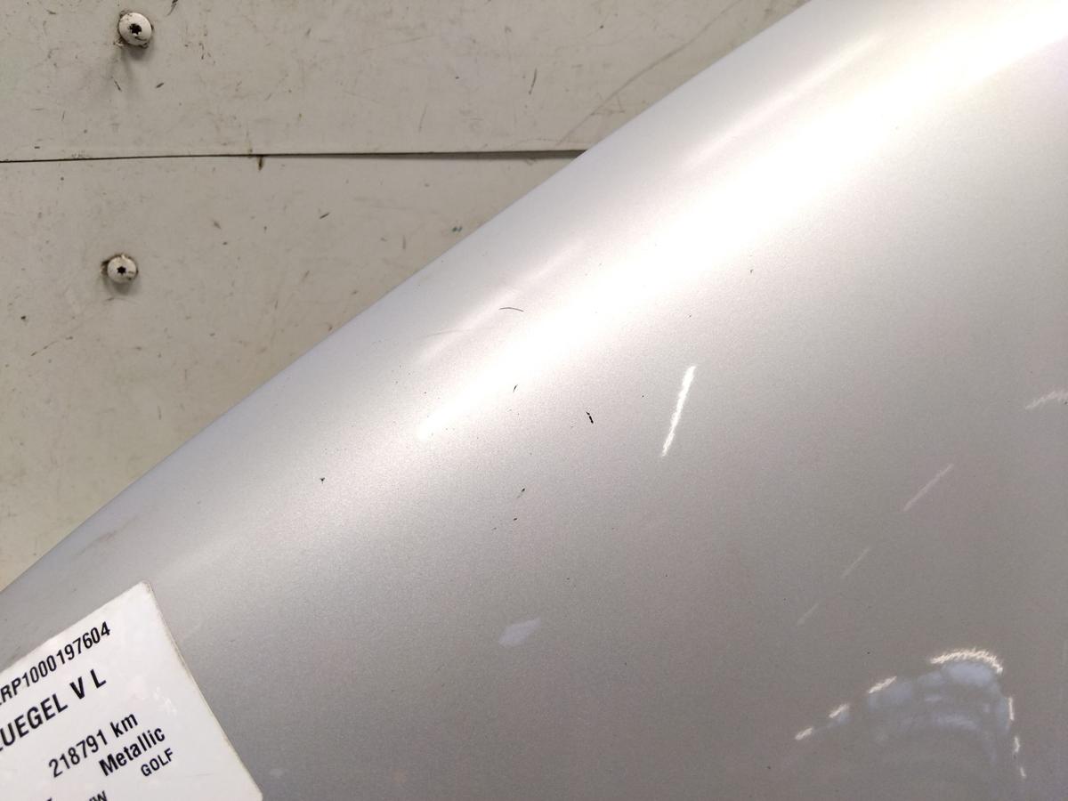 VW Golf 4 1J original Kotfl&uuml;gel vorn links LB7Z Satinsilber Metallic BJ2000