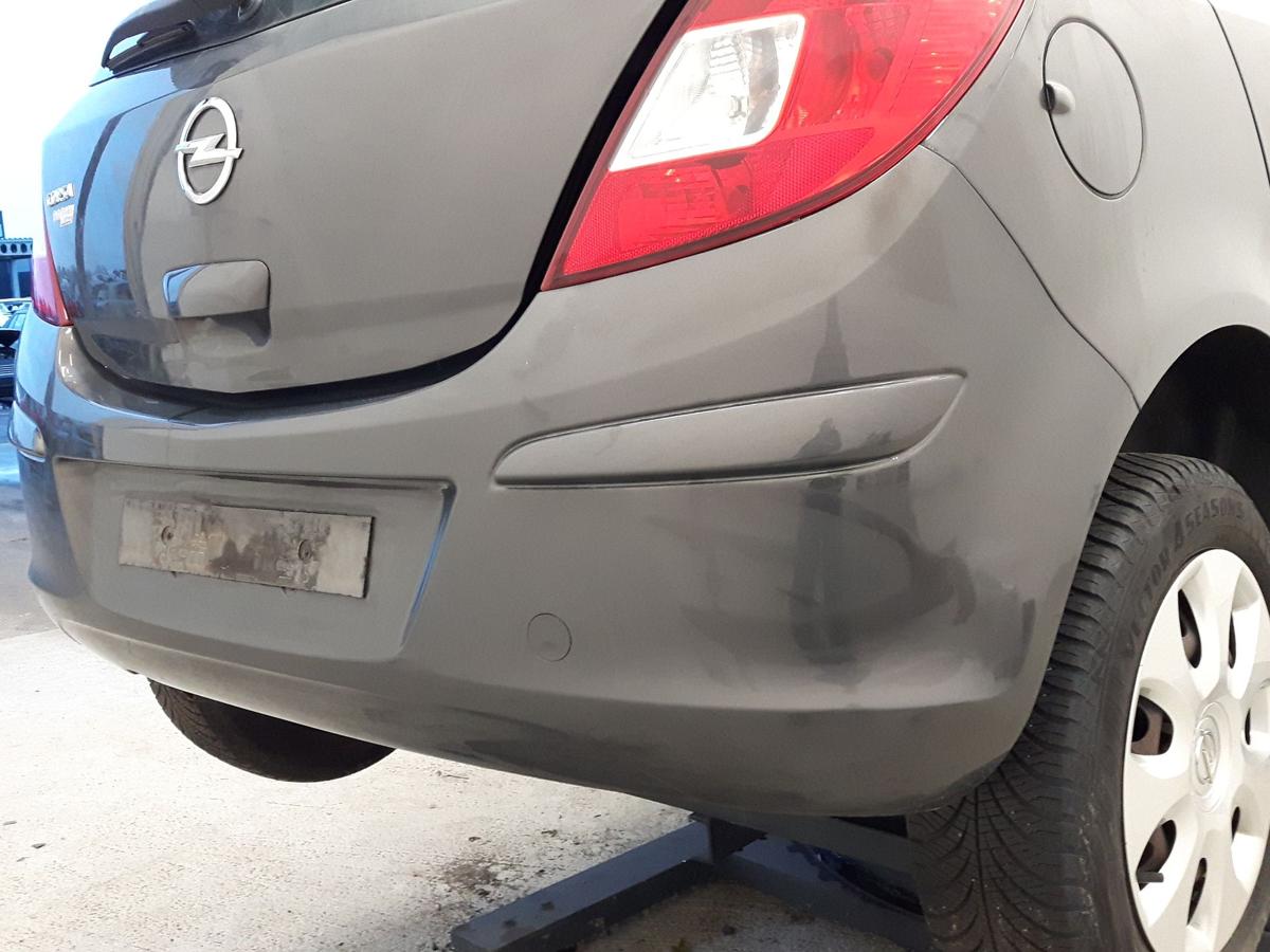 Opel Corsa D original Stoßstange Stoßfänger hinten 5-türig phantomgrau BJ2013