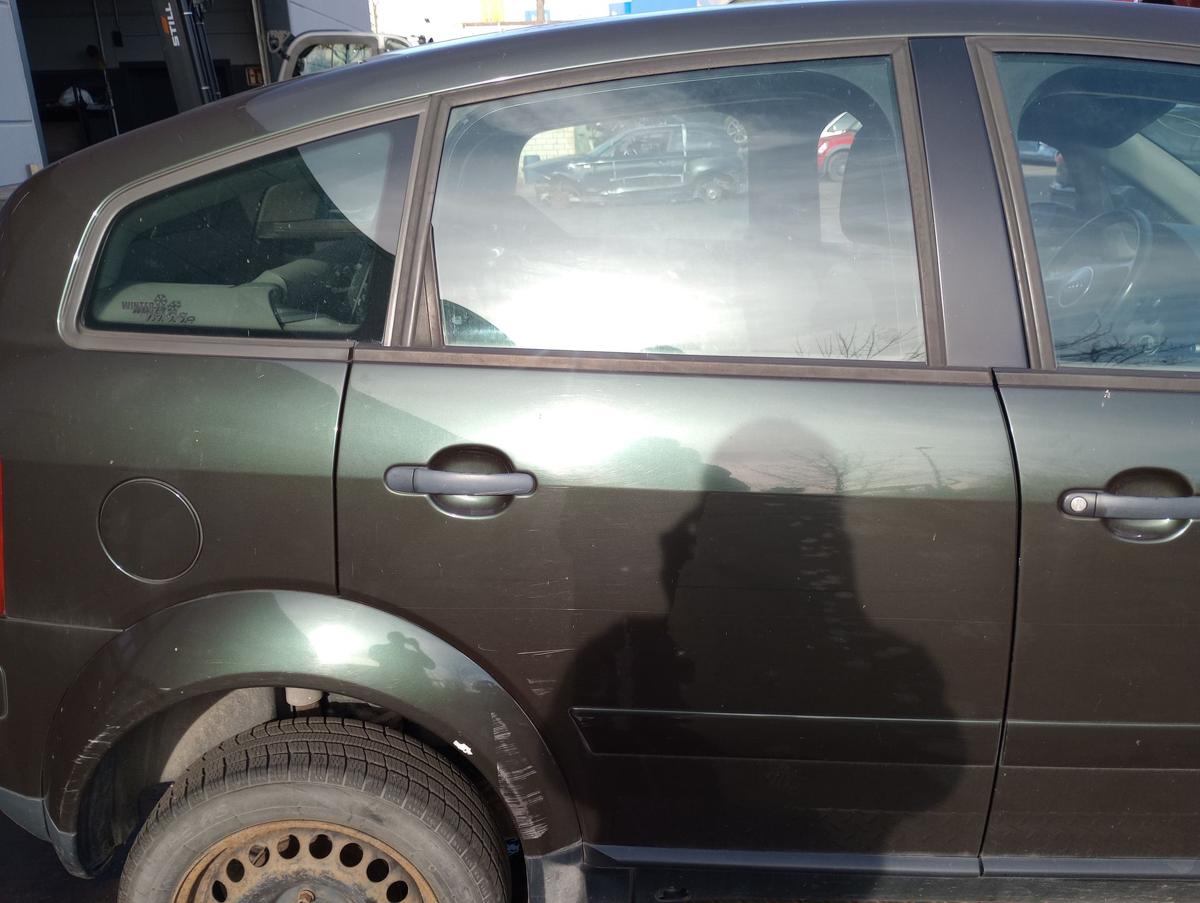 Audi A2 orig Tür hinten rechts LZ6S Piniengrün Baujahr 2001