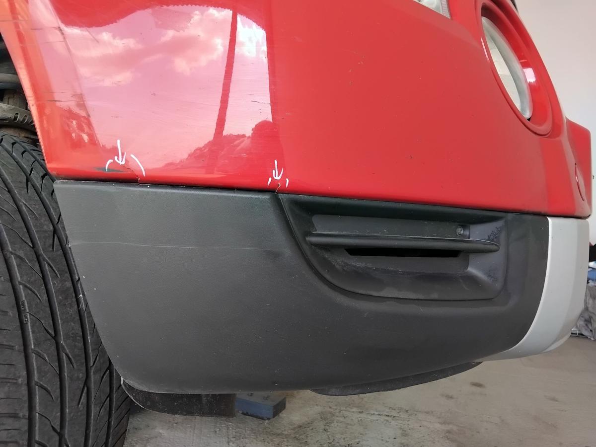 Skoda Yeti 5L original Stoßfänger Stoßstange vorn beschädigt BJ2010 LF3K Corrida Red