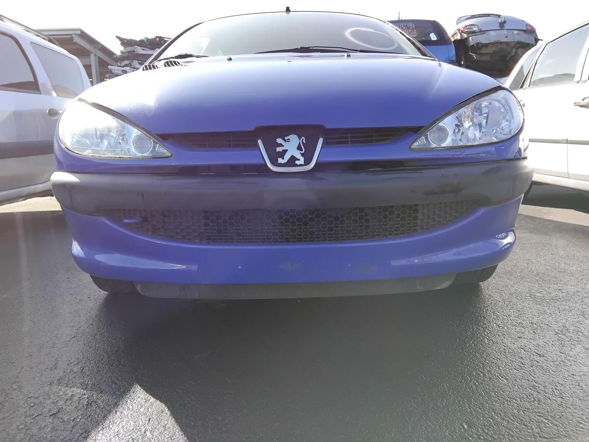 Peugeot 206 Facelift orig Sto&szlig;stange Sto&szlig;f&auml;nger vorn EGJ Blau Santorin BJ2005