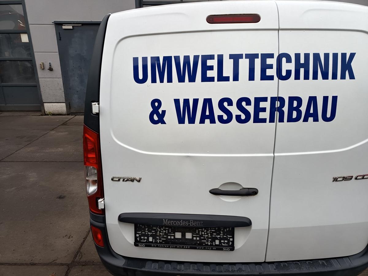 Mercedes Citan W415 original Heckt&uuml;r links 9147 Arktikwei&szlig; Baujahr 2018