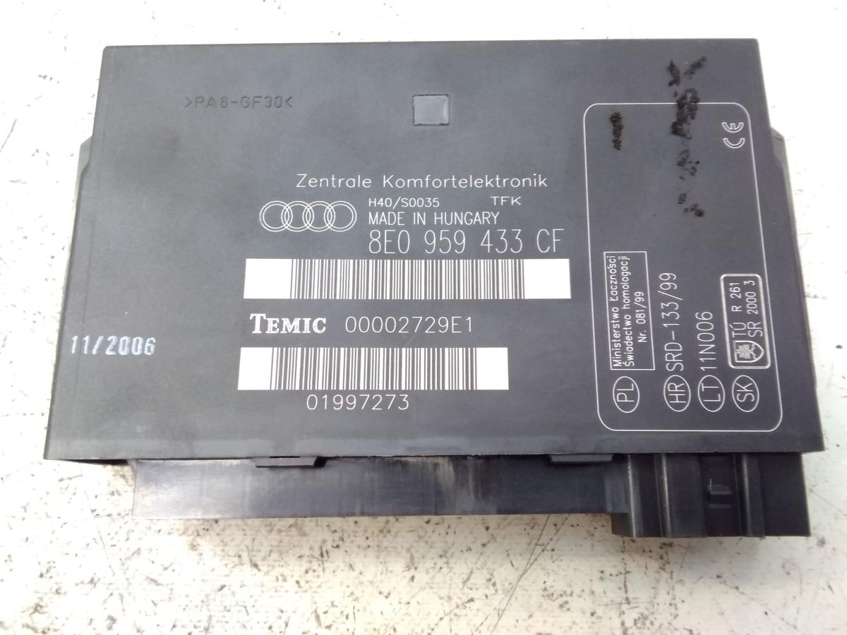 Audi A4 8E B7 original Komfortsteuerger&auml;t Zentrale Komfortelektronik Bj.2006