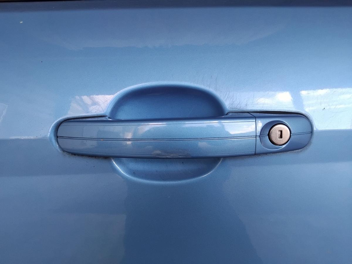 Ford Focus 2 DA3 Tür vorn links Fahrertür visionblaumet. 5-Türer BJ2009 Facelift