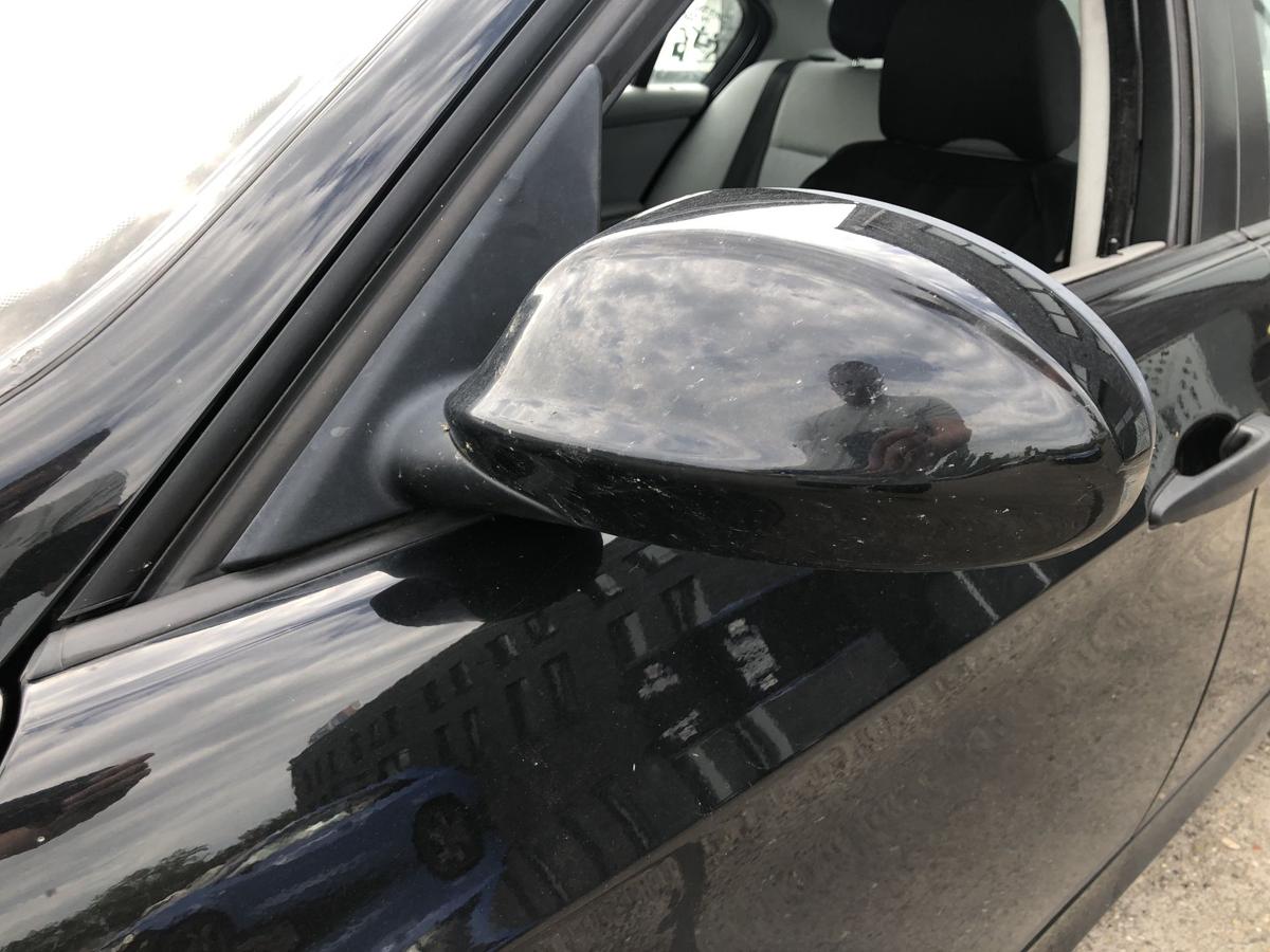 BMW 3er E90 E91 Außenspiegel links Seitenspiegel elektrisch schwarz II 668