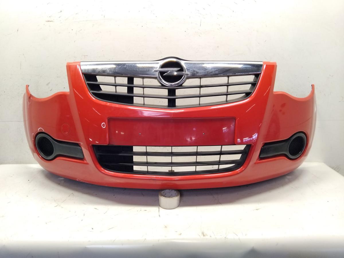 Opel Agila B original Sto&szlig;stange Stossf&auml;nger vorn 4VA glutrot BJ2009 Mangel