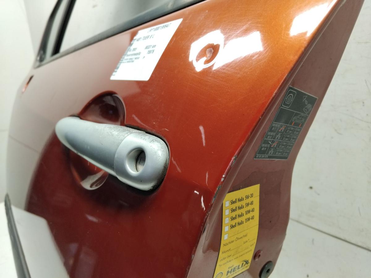 Renault Modus T&uuml;r vorn links Fahrert&uuml;r feuerrotmetallic TE876 Bj.2005