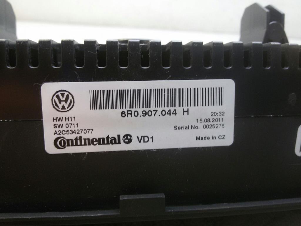 VW Polo 6R Heizungsregulierung Klimabedienteil 6R0907044H A2C53427077 BJ2011