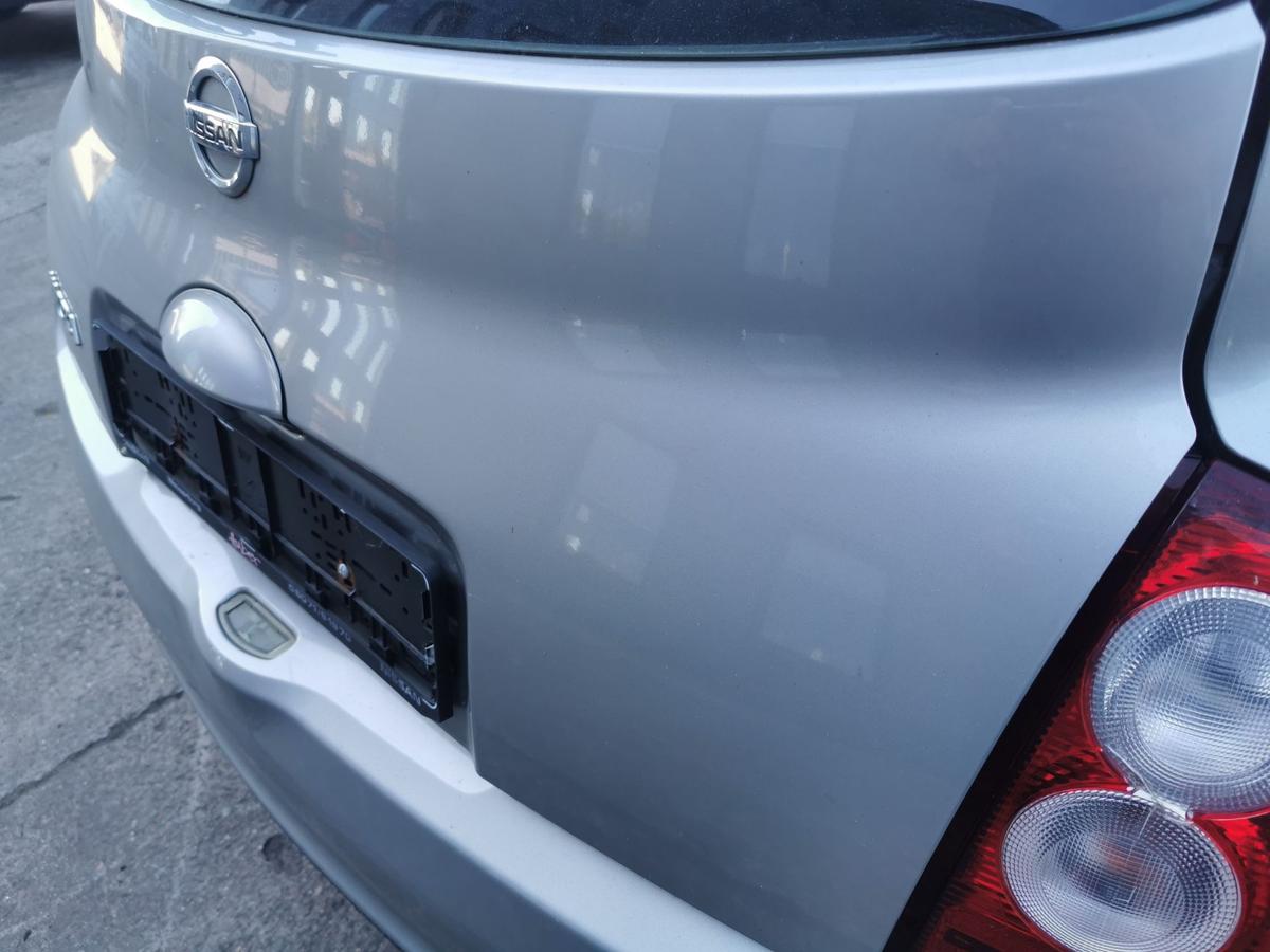 Nissan Micra K12 Heckklappe Klappe Deckel hinten KY0 Sporty Silver Metallic 3trg