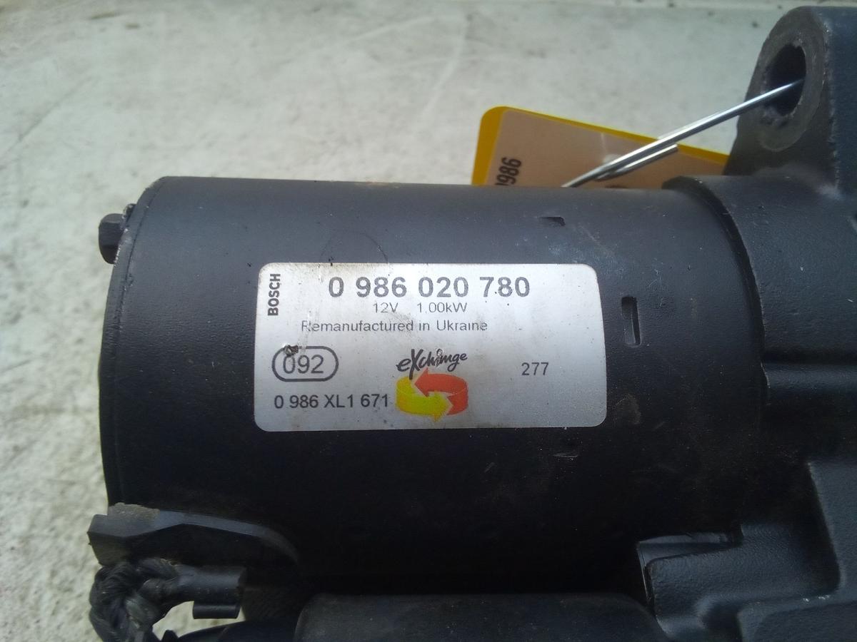 VW Fox 5Z Anlasser Starter 1.2 40kw BMD Bosch-Austauschteil Bj.2006