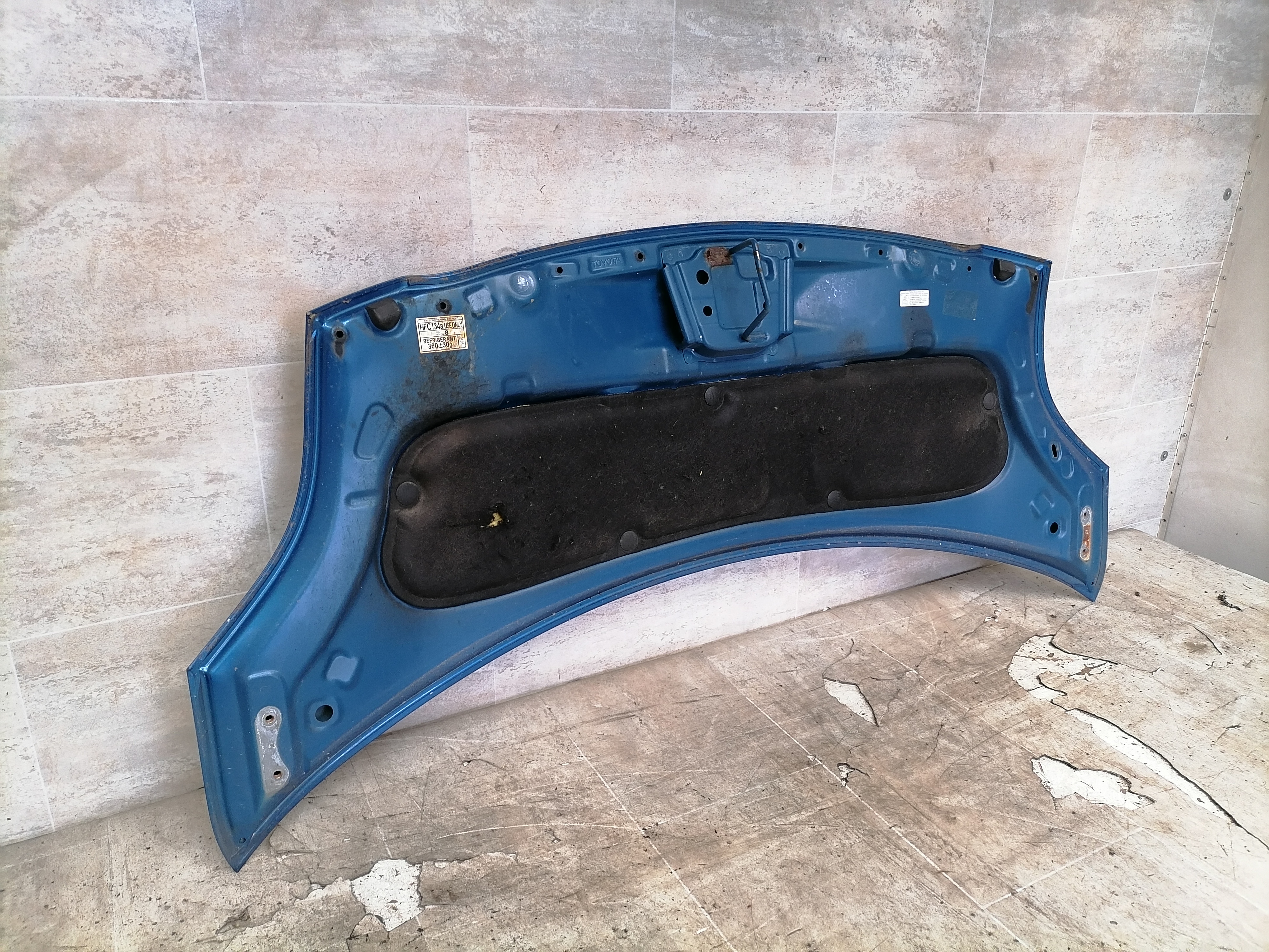 Toyota Yaris 05-09 Motorhaube Frontklappe Deckel vorn Blau Frankreich!