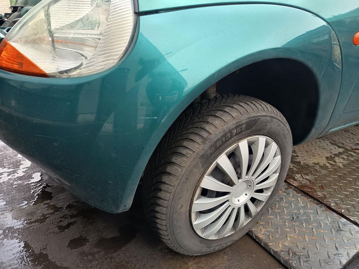 Ford KA RBT original Sto&szlig;stange Sto&szlig;stangenecke vorne links Karibik Gr&uuml;n Bj 1999