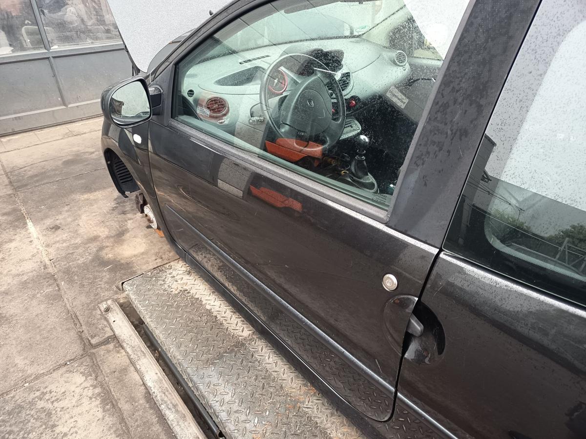 Renault Twingo II original T&uuml;r vorn links Fahrer Rohbau 676 Perlmuttschwarz