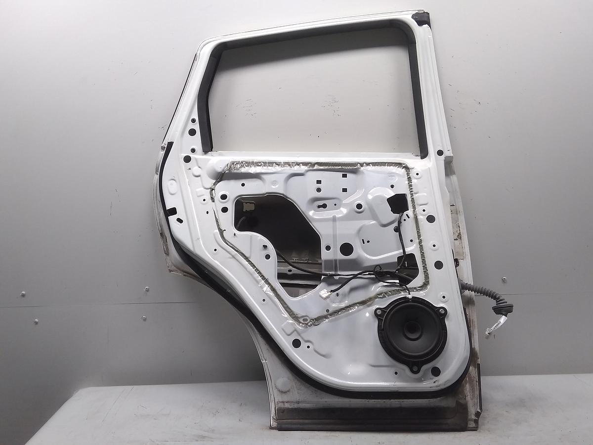 Nissan Qashqai J10 Tür hinten links weiss 326 crystall white uni Bj.2013