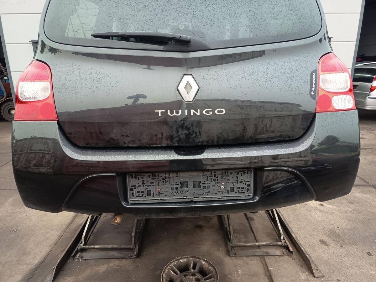 Renault Twingo II original Sto&szlig;stange F&auml;nger hinten Heck 676 Perlmuttschwarz