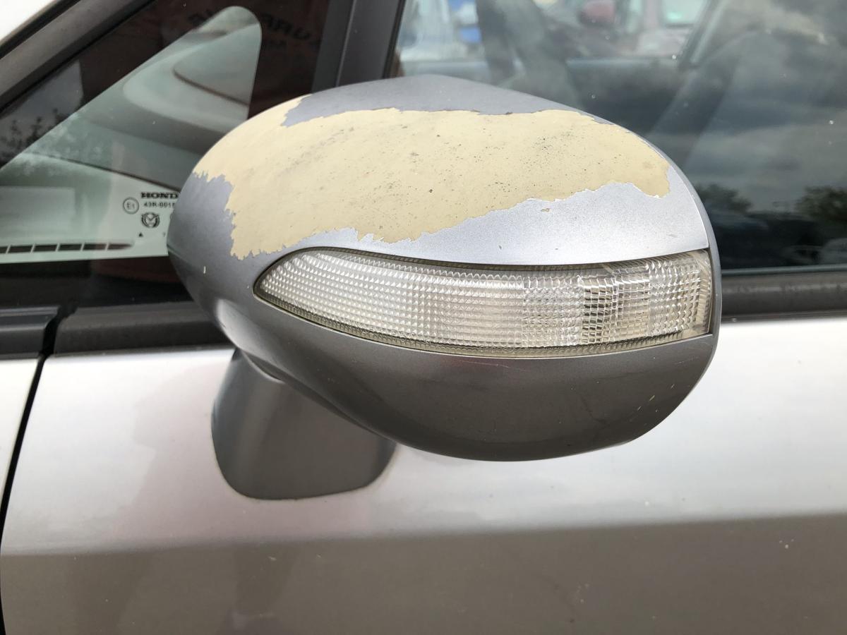 Honda Jazz Typ GD Au&szlig;enspiegel links Spiegel elektrisch Blinker NH642M silver