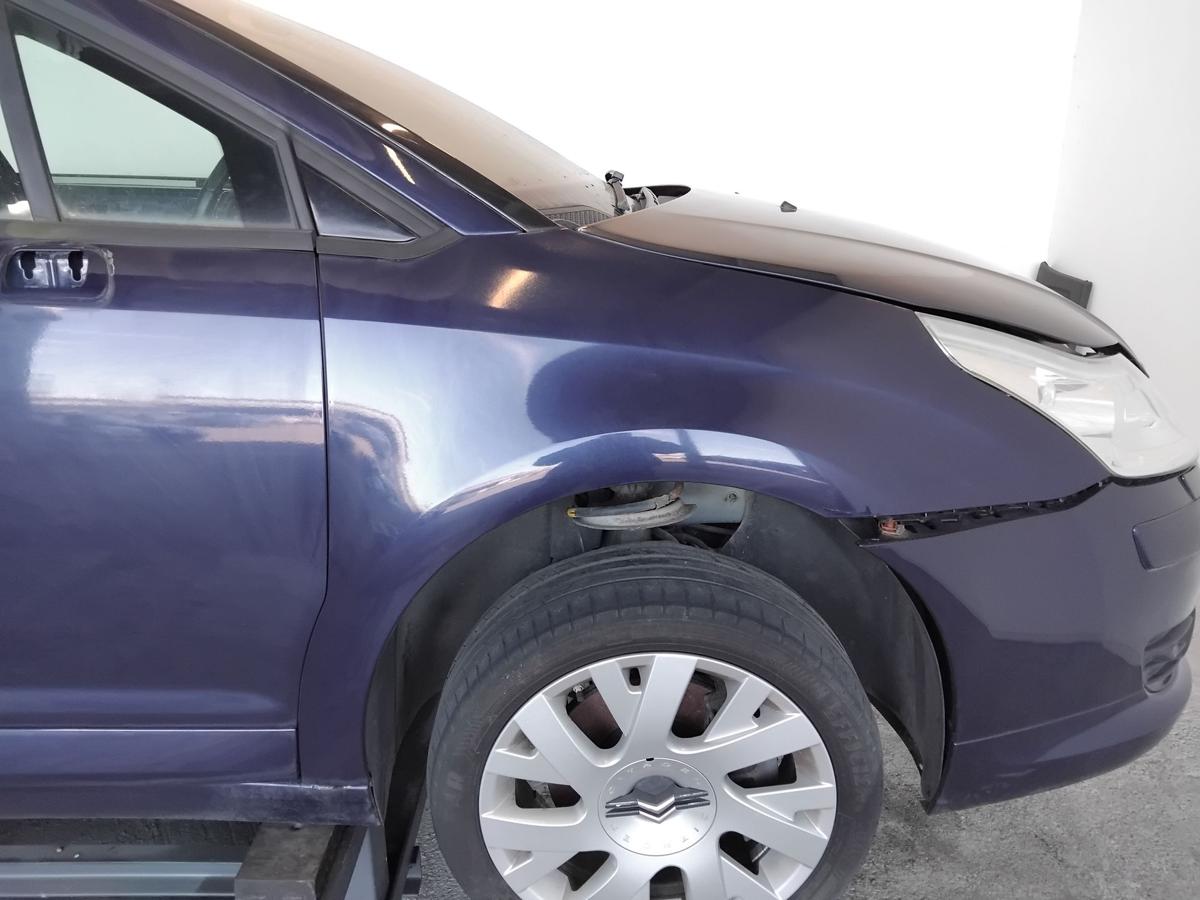 Citroen C4 original Kotfl&uuml;gel vorn rechts KPU Oriental Blau Metallic BJ2007