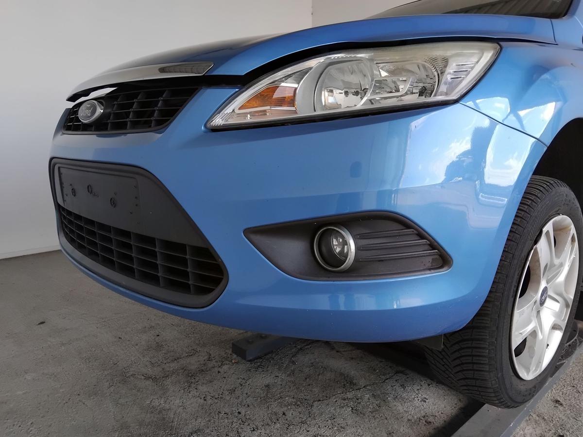 Ford Focus 2 DA3 Facelift original Stoßstange Stossfänger vorn visionblau BJ2009