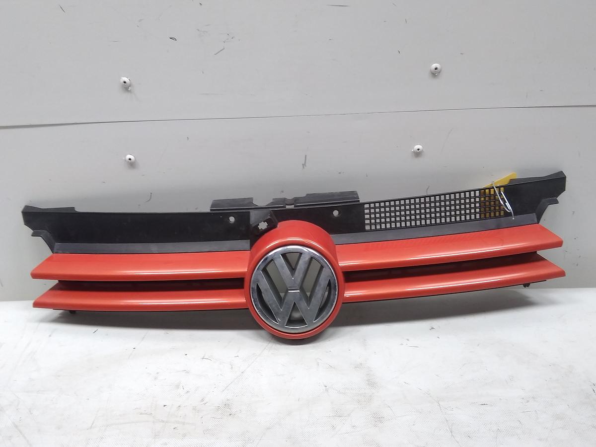 VW Golf 4 original Kühlergrill tropicorangemet. LA2Y inkl. Emblem Bj.1998