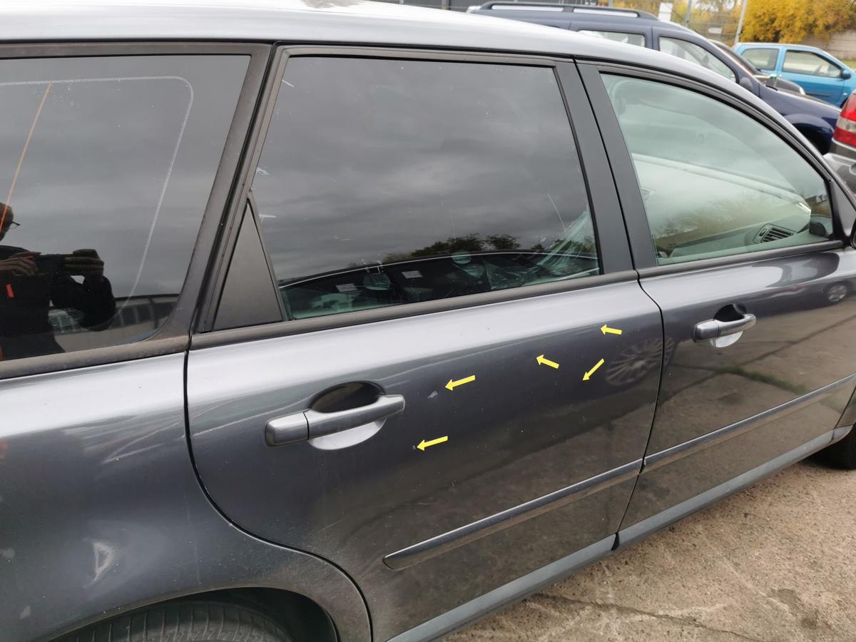 Volvo V50 M Tür Autotür Rohbau Fondtür hinten rechts 45500 Titanium Grey DELLEN