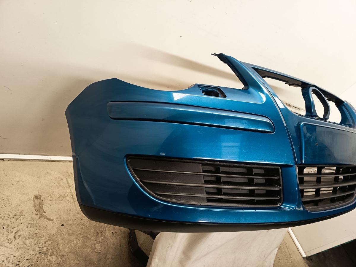 VW Polo 9N2 Facelift ab 2005 original Stoßfänger Stoßstange vorn LA5K -blau