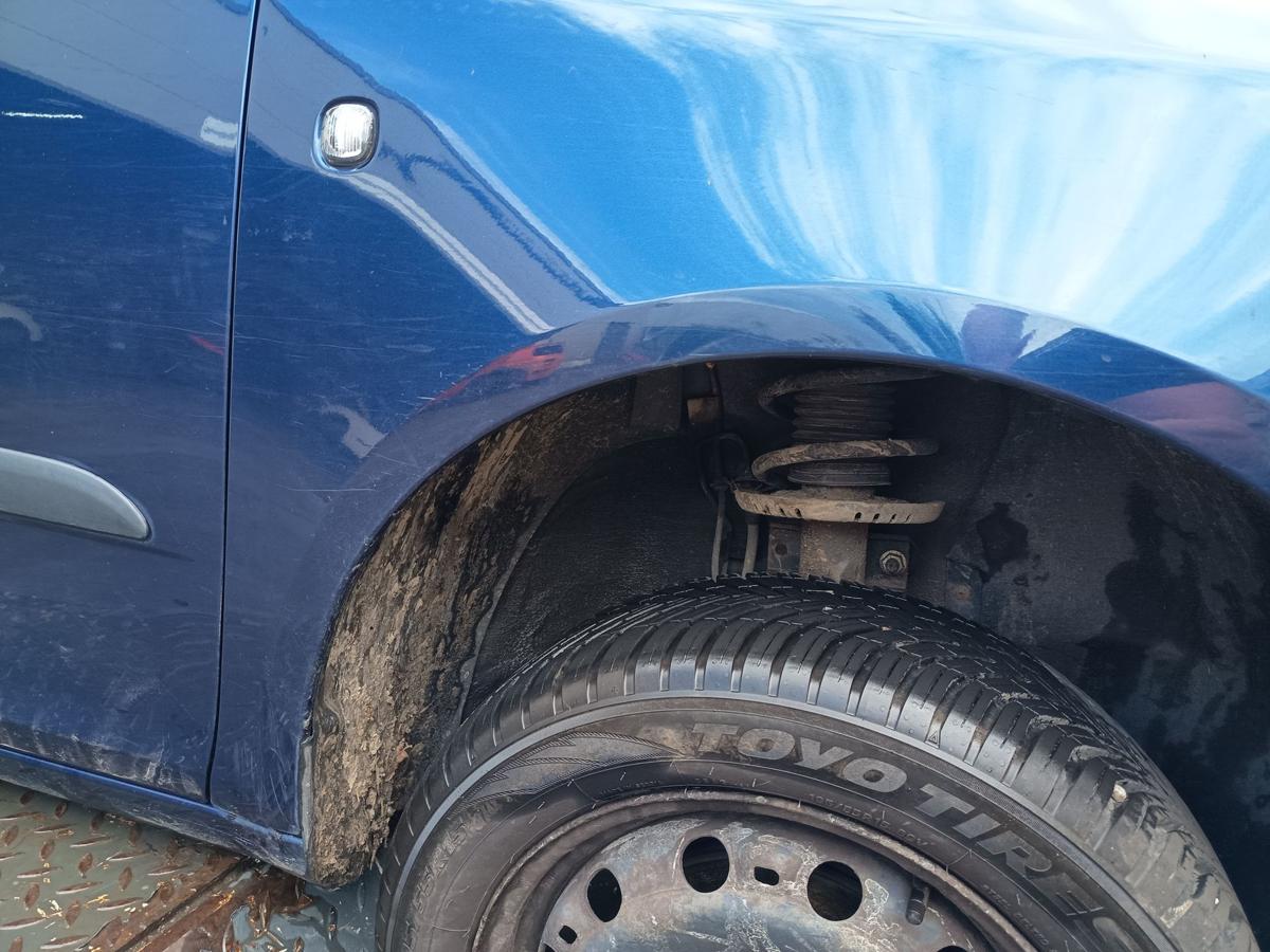 Skoda Fabia 5J orig Kotflügel rechts LF5Q Blau Bj 2009