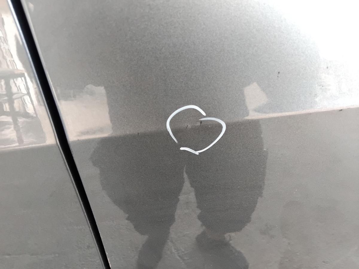 Seat Ibiza IV 6J Tür vorn rechts Beifahrertür 5-Türer LX7R lavagrau BJ2012