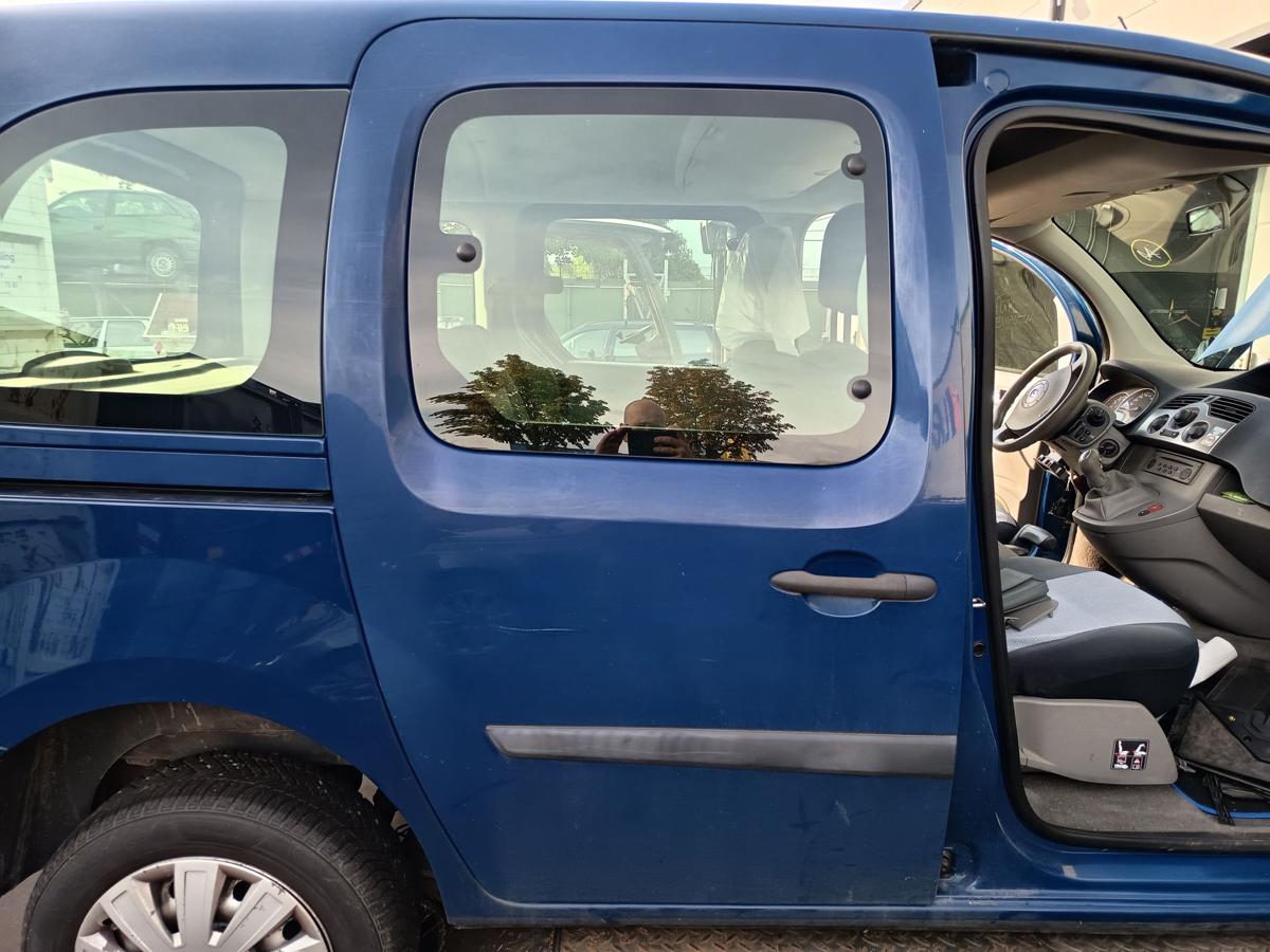 Renault Kangoo II original Schiebet&uuml;r rechts Fond KMOD Seladonblau Bj 2008