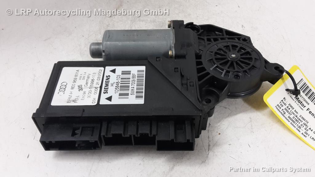 Audi A4 8E Avant Bj.02 Fensterhebermotor hinten links 8E0959801A