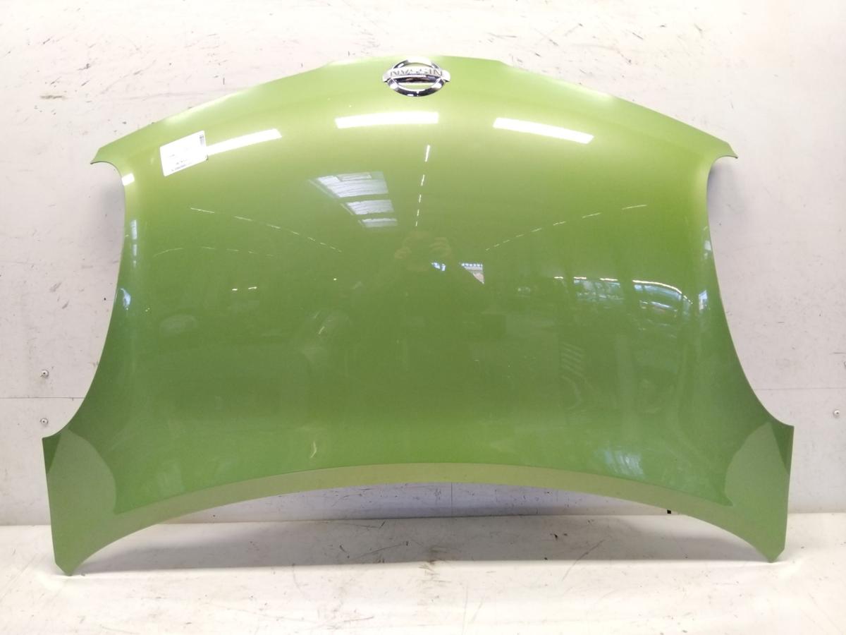 Nissan Micra K12 original Motorhaube J13 Seegrasgr&uuml;n Metallic BJ2003
