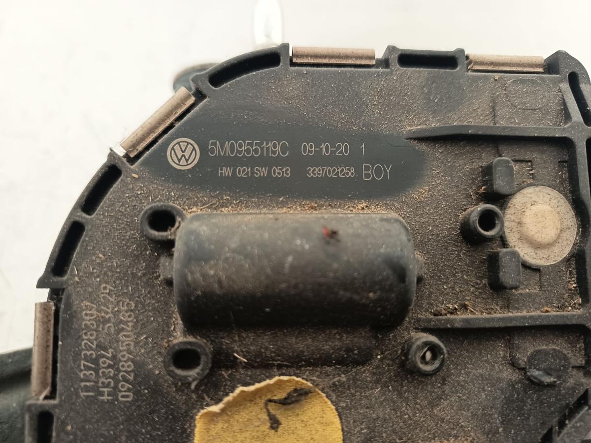 VW Golf Plus II ab 2009 original Wischermotor vorn links mit Gestänge 5M0955119C