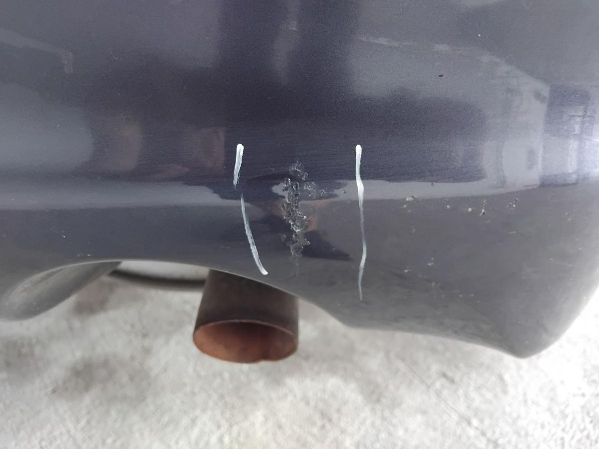 Mitsubishi Grandis orig. Stoßstange Stossfänger hinten T65 deepblue perl. BJ2004