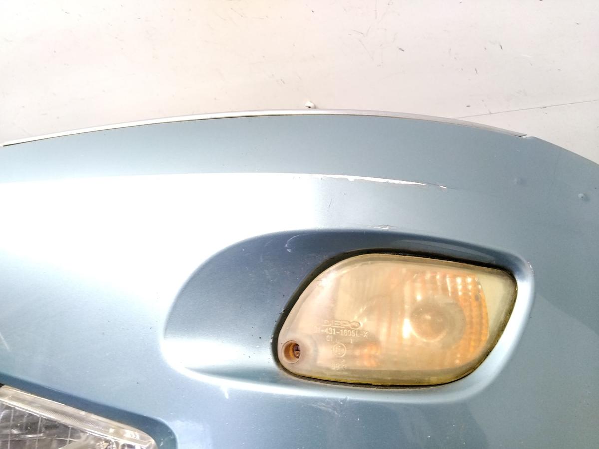 Ford Focus 1 Ghia original Sto&szlig;stange Sto&szlig;f&auml;nger vorn BJ2000 Aquamarine Frost