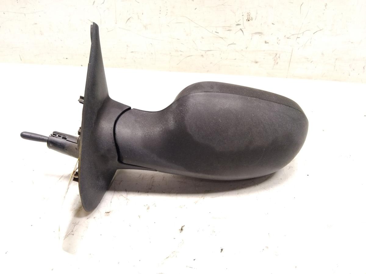 Nissan Micra K12 original Au&szlig;enspiegel links schwarz unlackiert manuell BJ2003