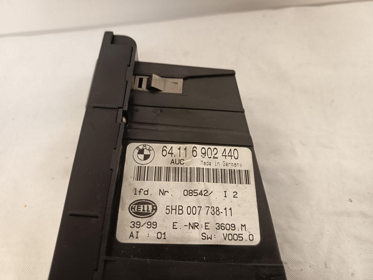 BMW 3-ER E46 Touring Bj 1999 orig Heizungsbet&auml;tigung Bedienteil Klima L&uuml;ftung