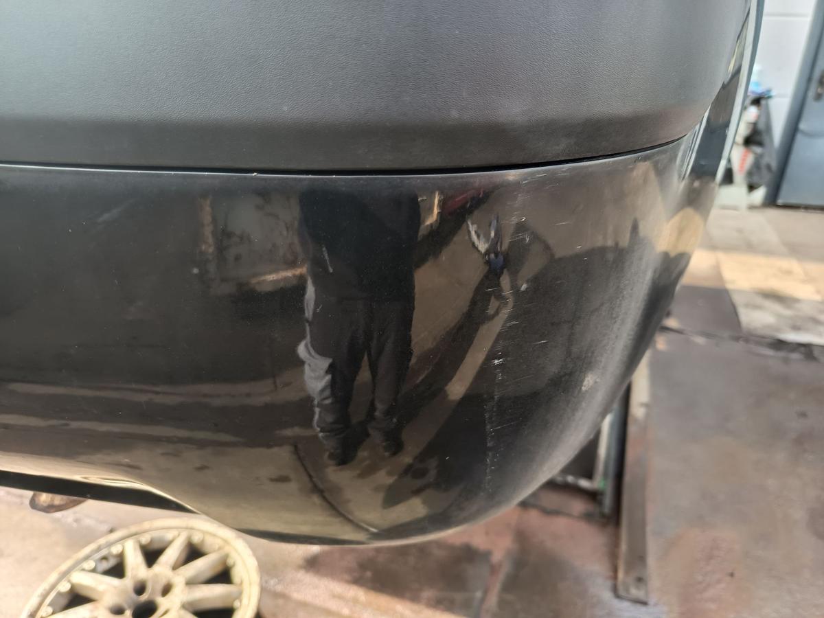 Kia Rio II 5t&uuml;rer original Sto&szlig;stange F&auml;nger hinten Heck Midnight Black Bj 2009