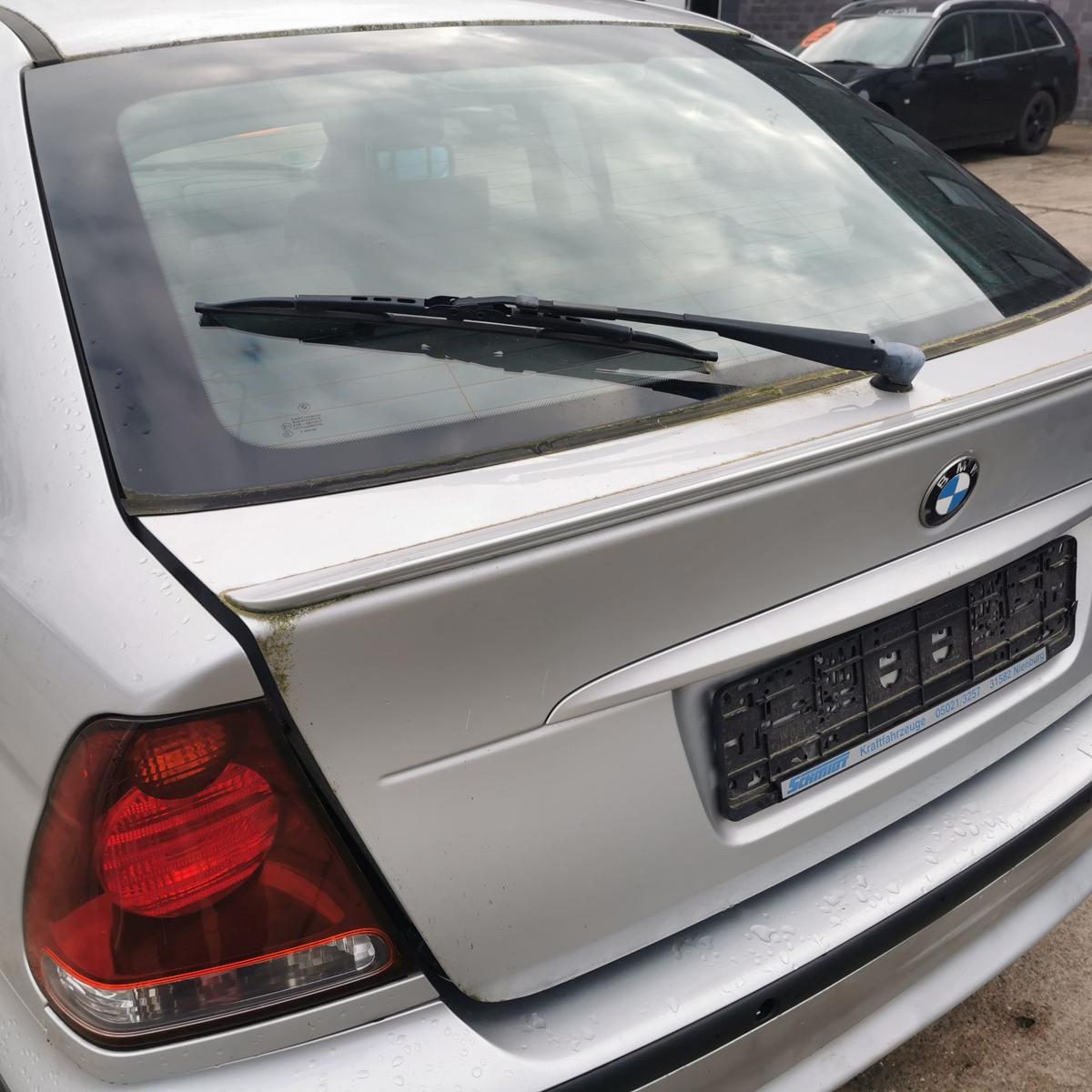 Heckklappe Klappe hinten Kofferraumklappe 354 Titansilber BMW 3er E46 Compact