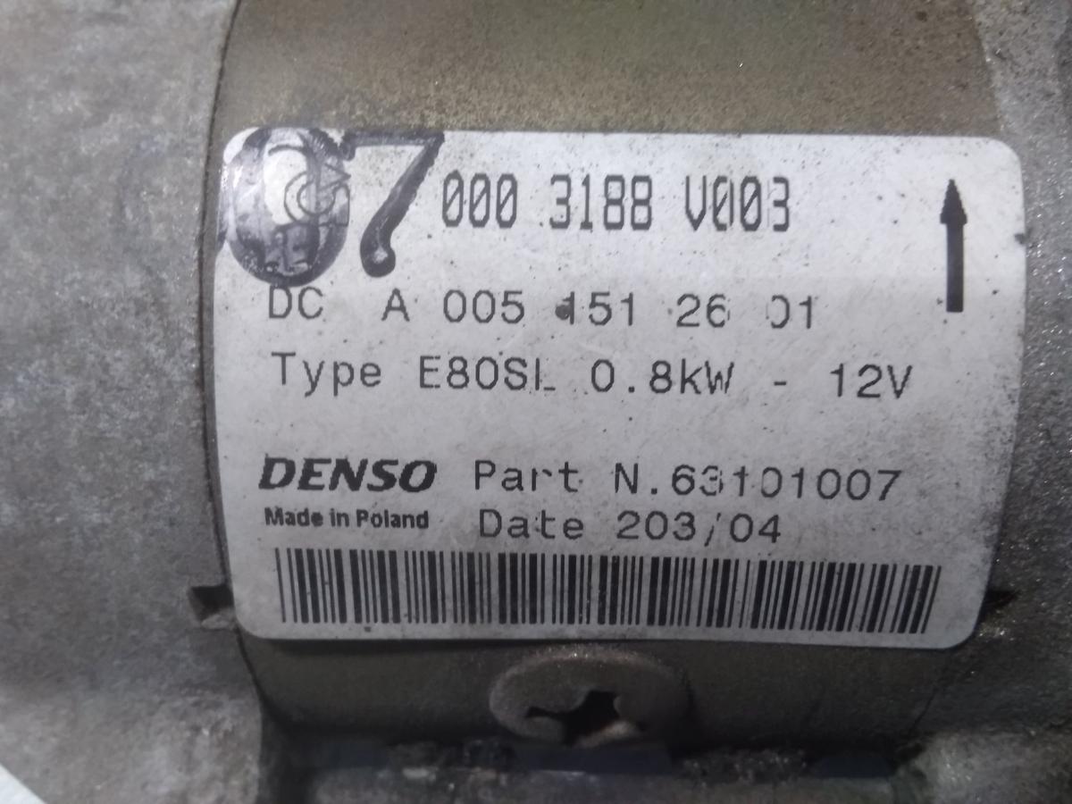 Smart Roadster 452 original Anlasser Starter 0.7 60kw Bj.2005
