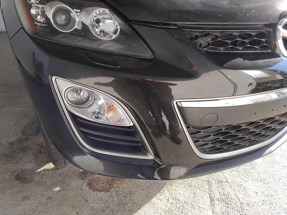 Mazda CX-7 ER Facelift original Stossf&auml;nger Sto&szlig;stange vorn SRA BJ2010 M&auml;ngel