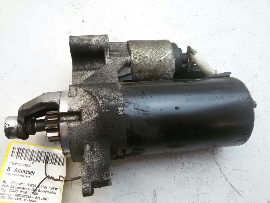 Audi A4 8K 03L911021 Anlasser Bosch 0001115056 BJ2007 2.0TDI 105kw CAGA