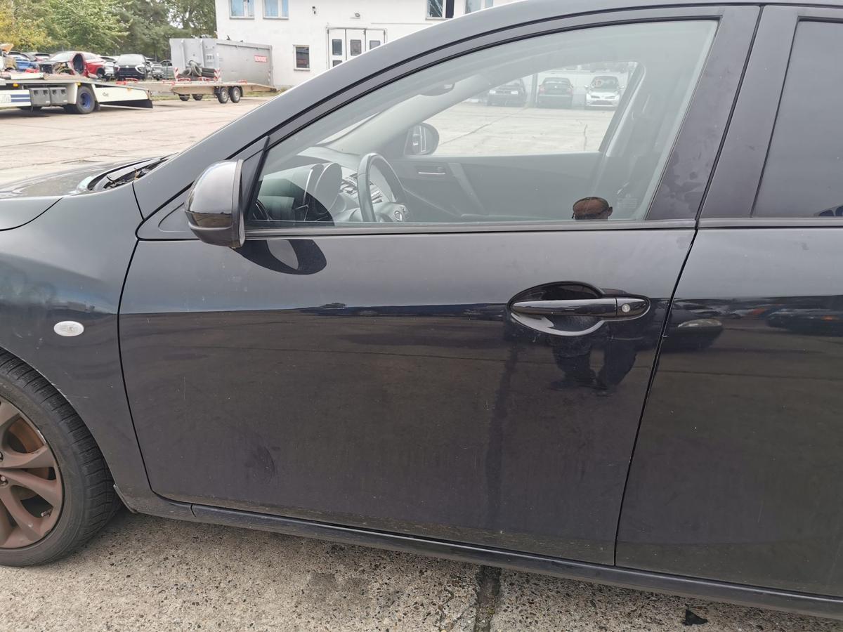 Mazda 3 BL Fahrertür Tür Autotür Rohbautür vorn links 16W Granitschwarz 5TRG