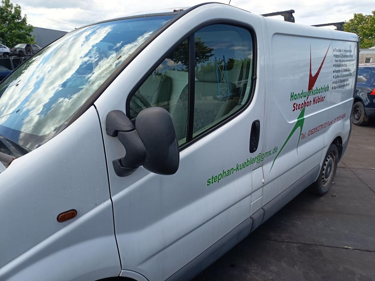 Opel Vivaro A original T&uuml;r vorn links Fahrer L474 Casablancawei&szlig; Bj 2005