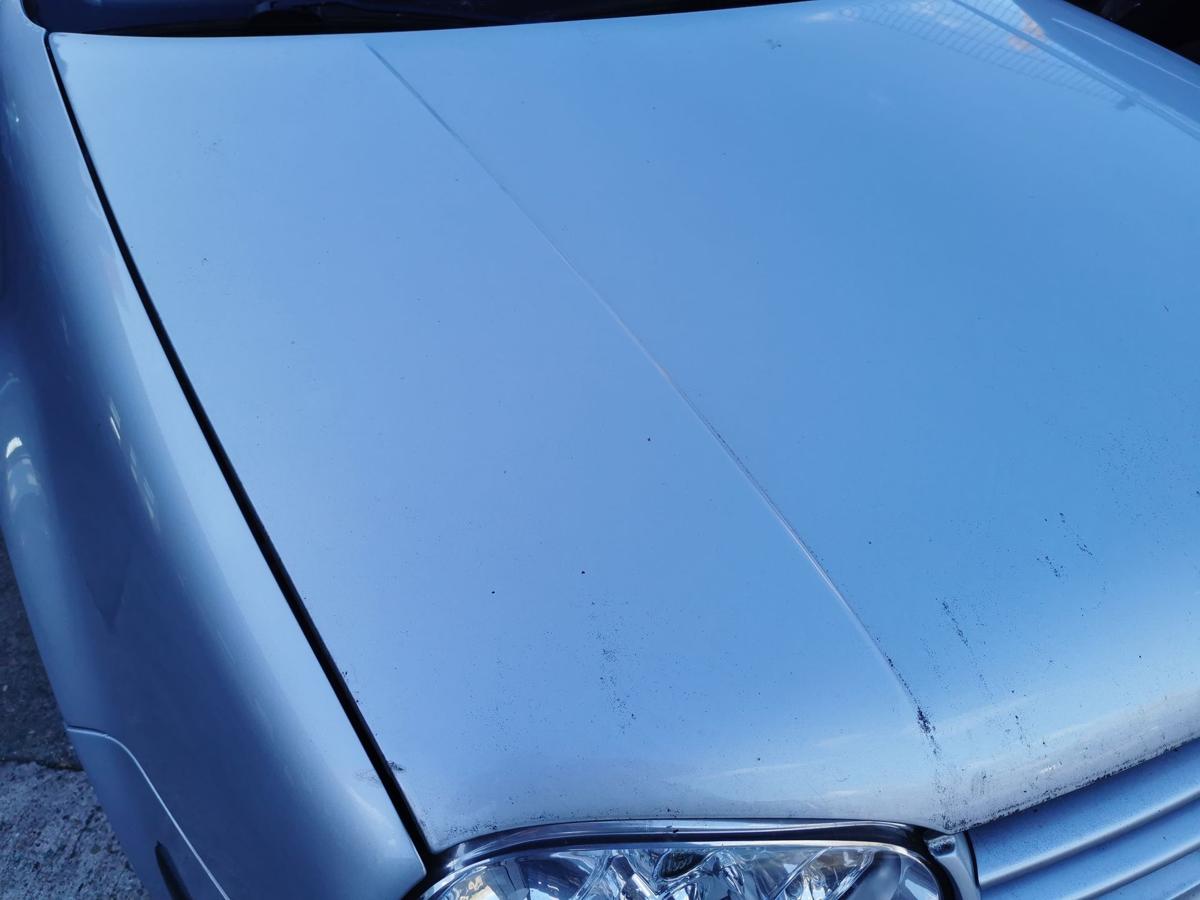 VW Golf IV 4 1J Motorhaube Haube Klappe Deckel Bonnet vorn LA7W Reflexsilber Met