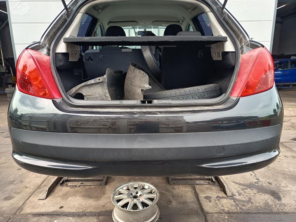 Peugeot 207 original Stoßstange Fänger hinten/Heck EXL Obsidianschwarz Bj 2008