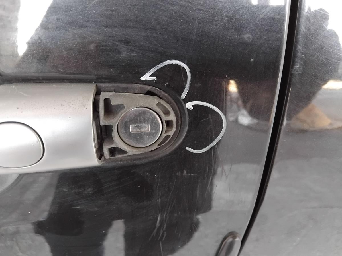 Renault Megane 2 CC Cabriolet T&uuml;r links Fahrert&uuml;r NV676 Noir Nacre BJ2004