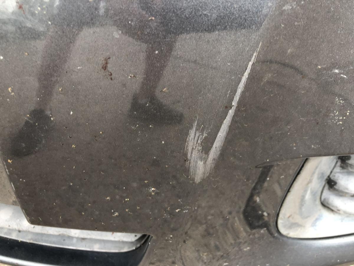 Opel Insignia A 0G-A Stoßfänger vorn Frontschürze Nebelscheinwerfer Z177 grau