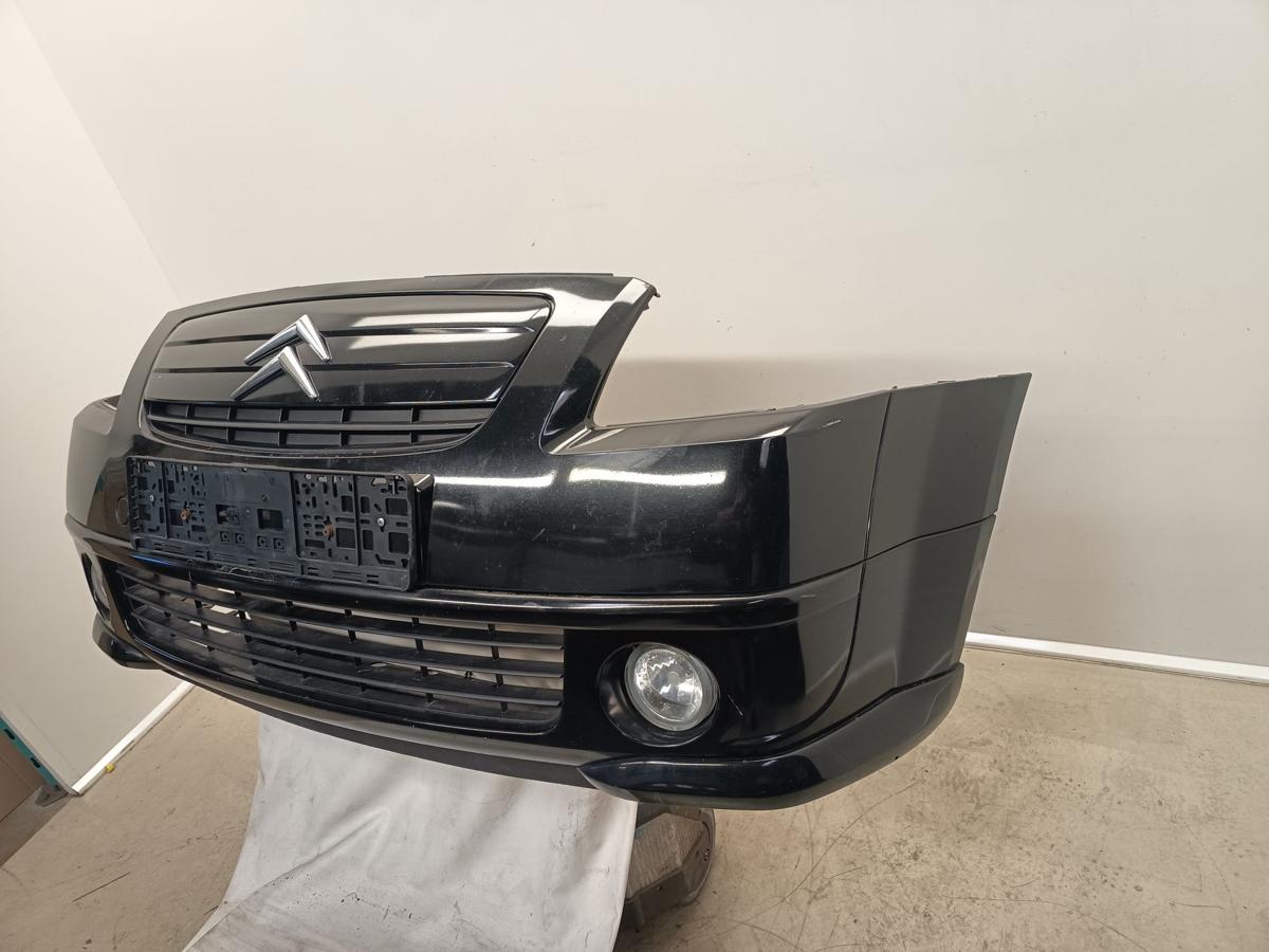 Citroen C2 VTR orig Stoßfänger Stoßstange vorn EXY Schwarz Bj 2006